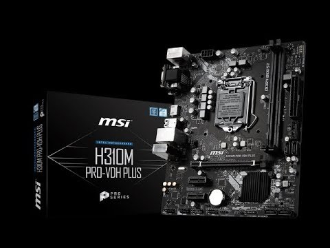 MSI H310M PRO-VDH PLUS Motherboard Unboxing and Overview