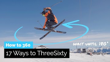 Hoe je 360 ​​graden draait op ski