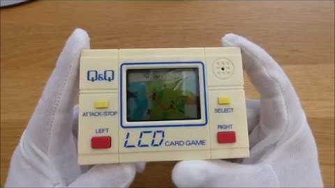 Treasure Island LCD Card Game Clock by Q&Q early 80