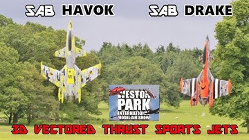3D VECTORED THRUST - SAB AVIO ANTARCTICA K175 DRAKE & M169 HAVOK SPORTS TURBINE JETS - WESTON - 2019