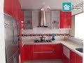 LINDA COCINA EN ROJO BRILLO POR PROYECTO HOGAR