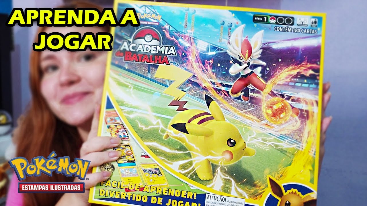 Box de Cartas Pokémon - Academia de Batalha - Copag