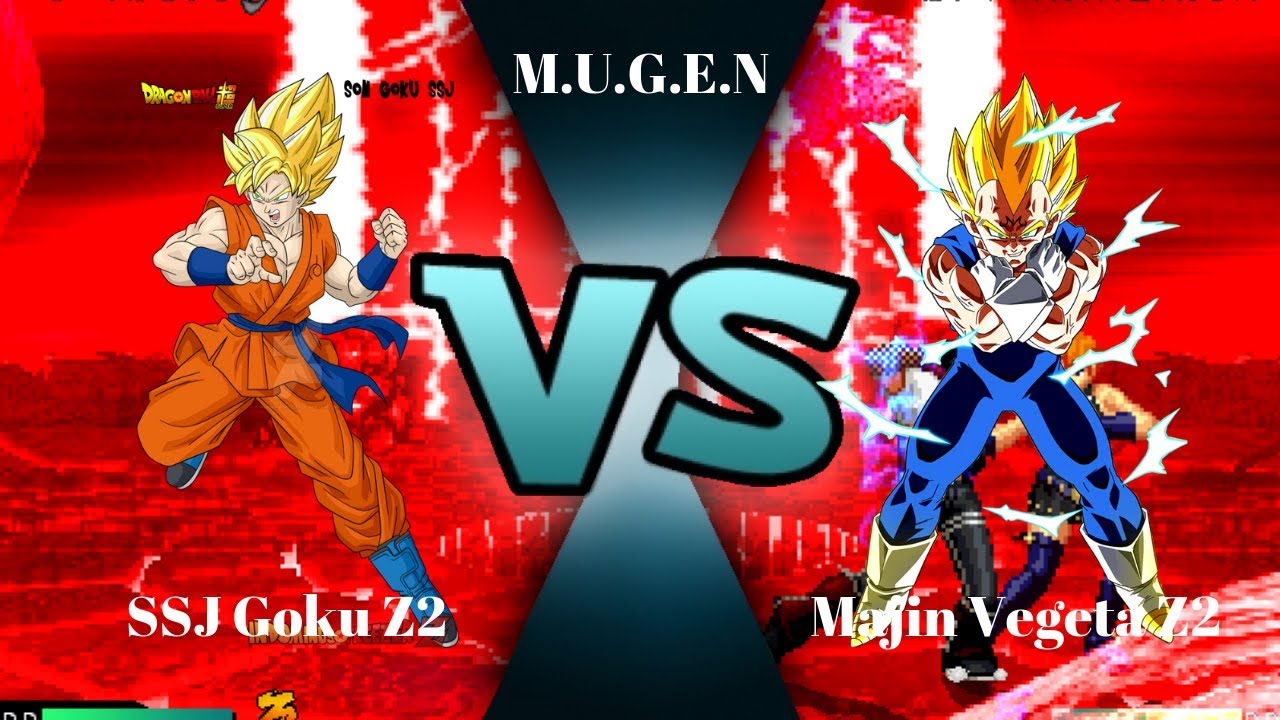 Kaz Mugen: SSJ Goku Z2 vs Majin Vegeta Z2