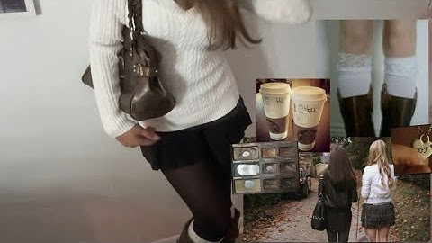 thrifting + styling video ༄˖🍂☕️