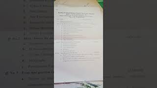 BXRT third year ka radiography techniques including special process ka question paper