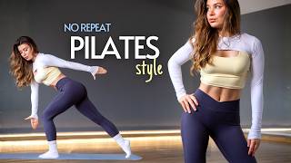 30 min No repeats Pilates style in socks (without sliders) Julia Mazur
