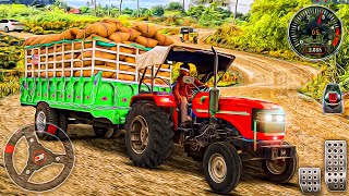 Tractor Trolley Driving Farming Simulator 3D - Farm Hill Climb Drive 3D - Best Android GamePlay screenshot 5