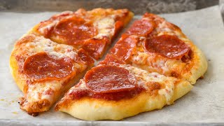 No Yeast Pizza Dough | Personal size pizza