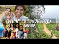 Chennai to Pondicherry Road Trip vlog| ECR Beach| Thoondil ecr Restaurent | Quite home Pondicherry