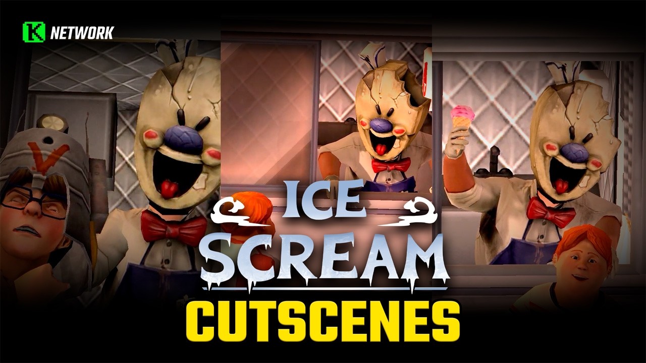 🍦 ICE SCREAM SCREAM 1, 2 & 3 🍦 — ALL Cutscenes REMASTERED