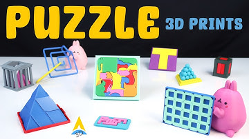9 Top Puzzles to 3D Print | Anycubic Kobra max & Vyper