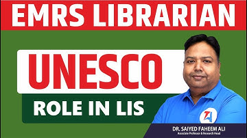 EMRS LIBRARIAN 2023 | UNESCO | ROLE IN LIS | EMRS 2023 Library Science | EMRS LIBRARIAN Vacancy