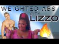 Lizzo weighted ab workout 9 minute core  pridefit