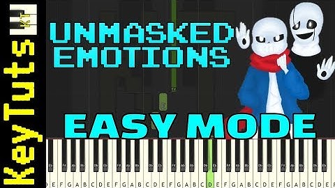 Learn to Play Unmasked Emotions from Glitchtale (Undertale AU) - Easy Mode