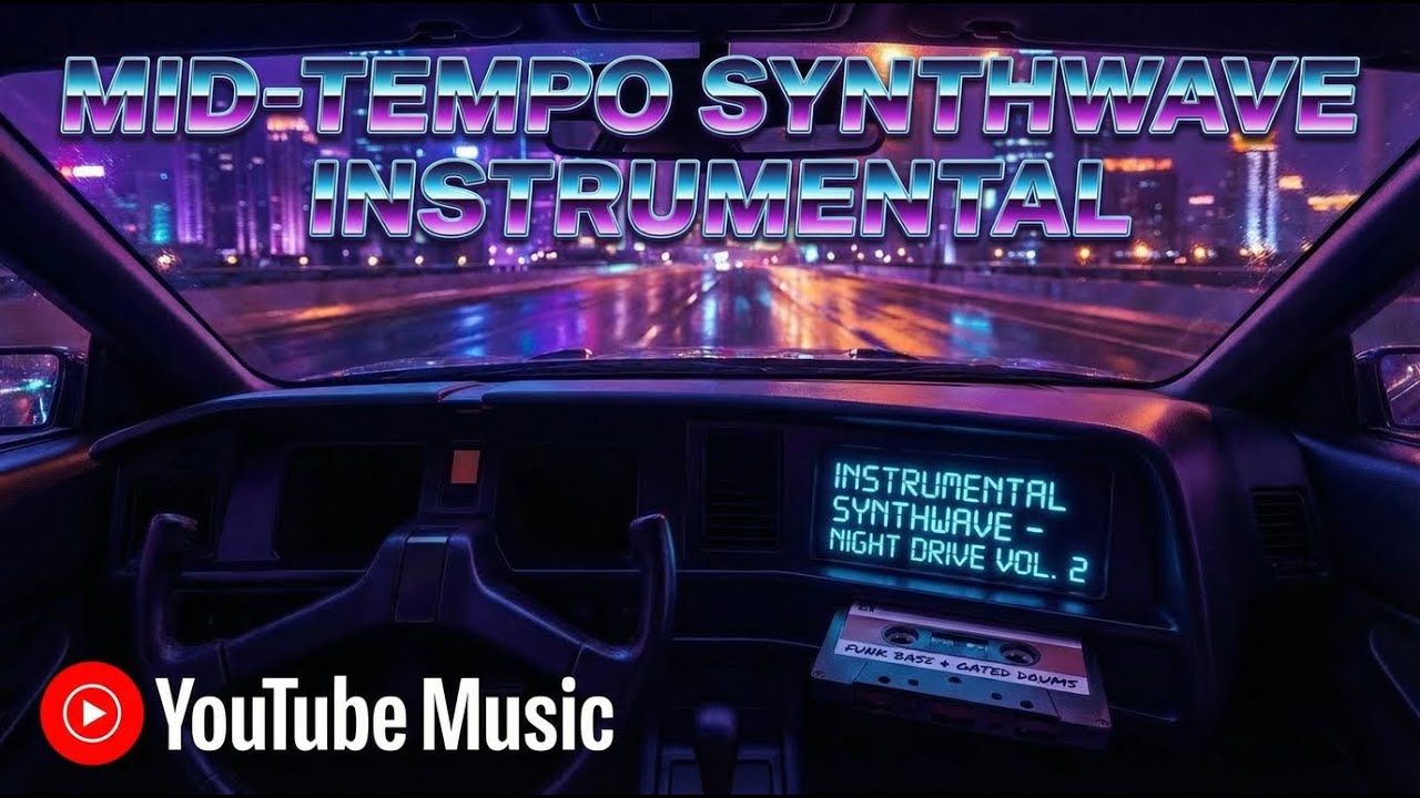 NIGHT DRIVE VOL. 2 - Mid-Tempo Synthwave (Funk Bass & Gated Drums)