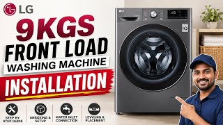 New LG 9KG Front Load Washing Machine Installation