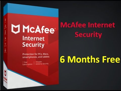 How To Get 6 Months Mcafee Internet Security For Free | Mcafee  License Key | 2020