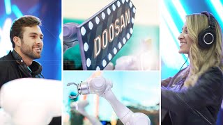 CES 2020 - Doosan Robotics DJ &amp; Robots Dancing featuring M0609, M1509, M1013 &amp; M0617