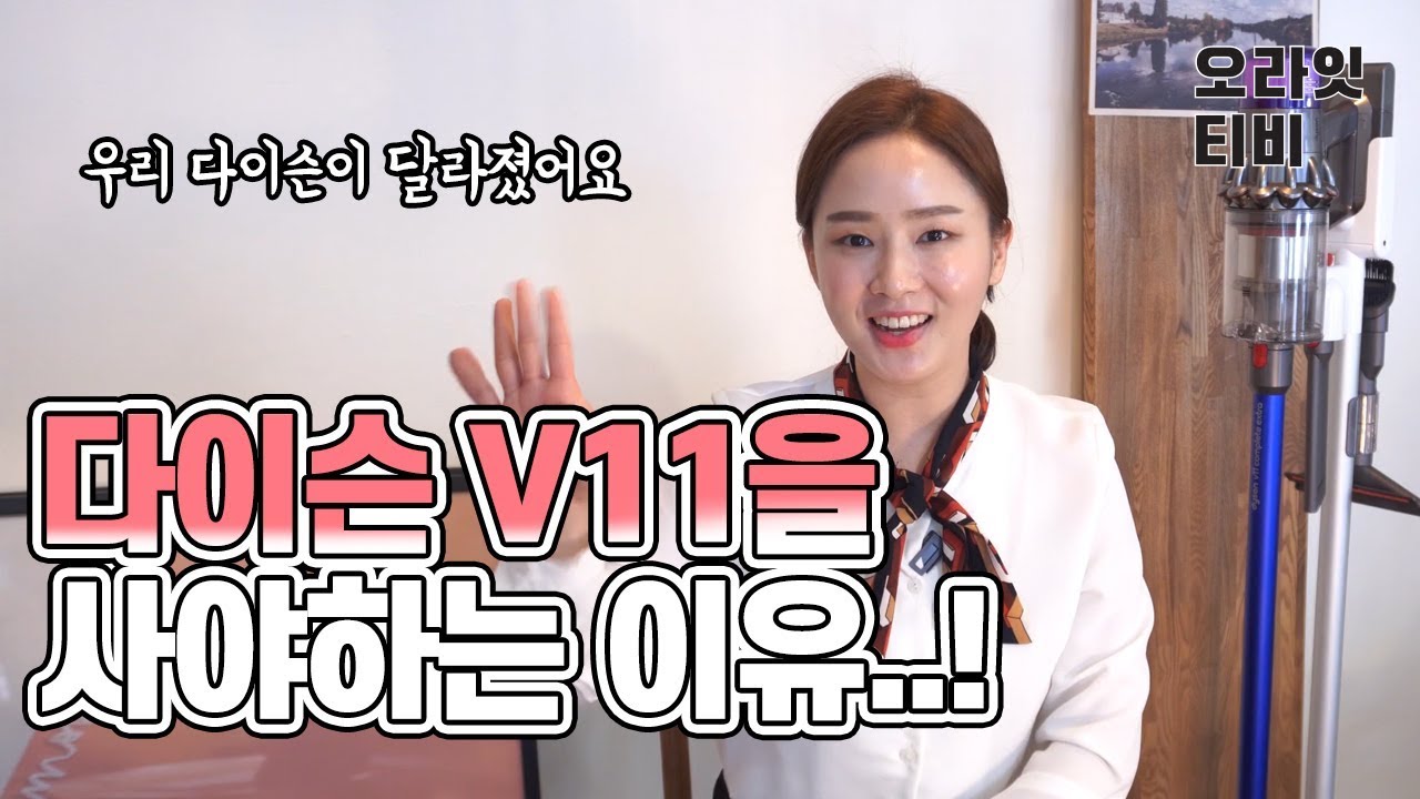 다이슨 V11 무선청소기 실사용 후기, 진작에 이렇게 만들었으면 좋았을 걸 [오라잇TV]