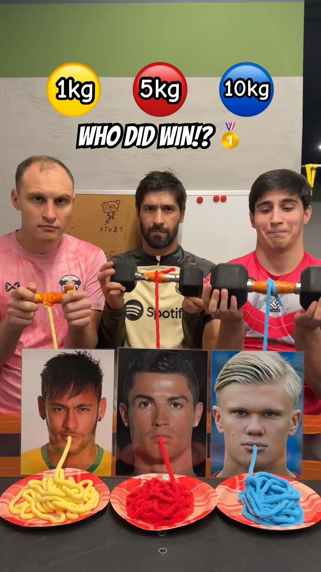 ❌Which of the legends will be faster!? |1kg 4kg 10kg Gym Challenge ?