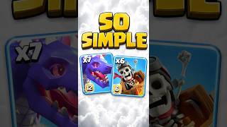 The "No-Brainer" Legend Push Strategy #clashshorts #clashofclans