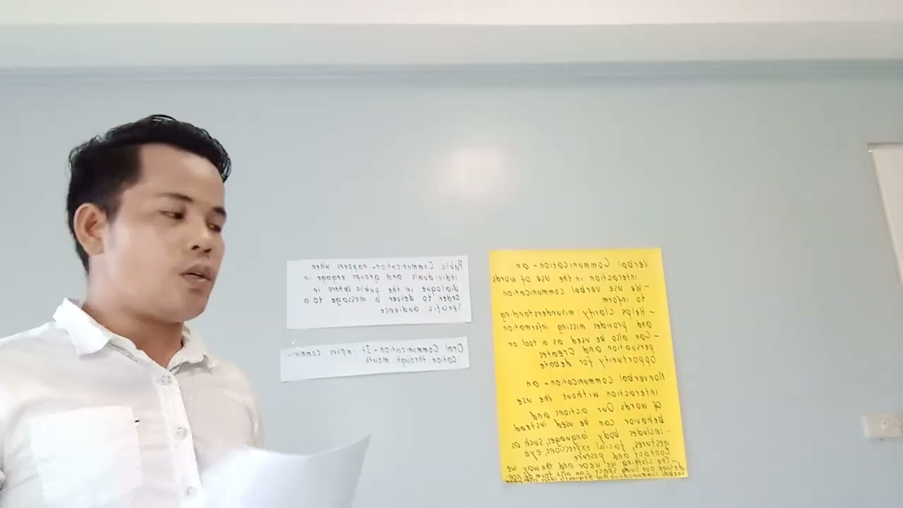 Senior High Demo: Oral Communication