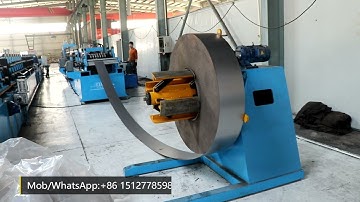 CZ Purlin Roll Forming Machine Working video for 80-300mm size and 1-3mm thickness