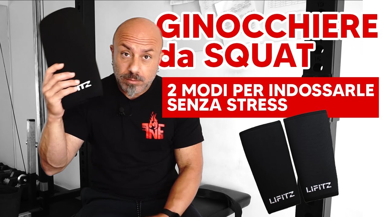 Bodyprox Ginocchiera per squat, sollevamento pesi, powerlifting, leg