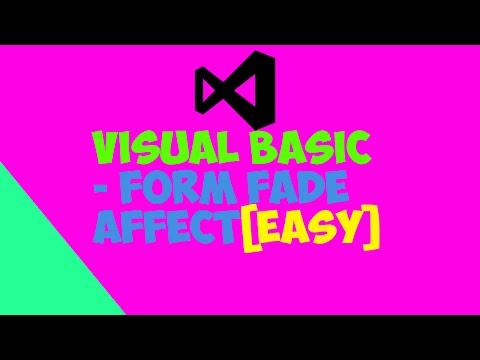Visual Basic: Form fade affect [Easy]