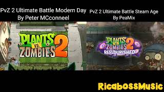 PvZ 2 Modern Day Vs Steam Ages Ultimate Battle Mashup Resimi