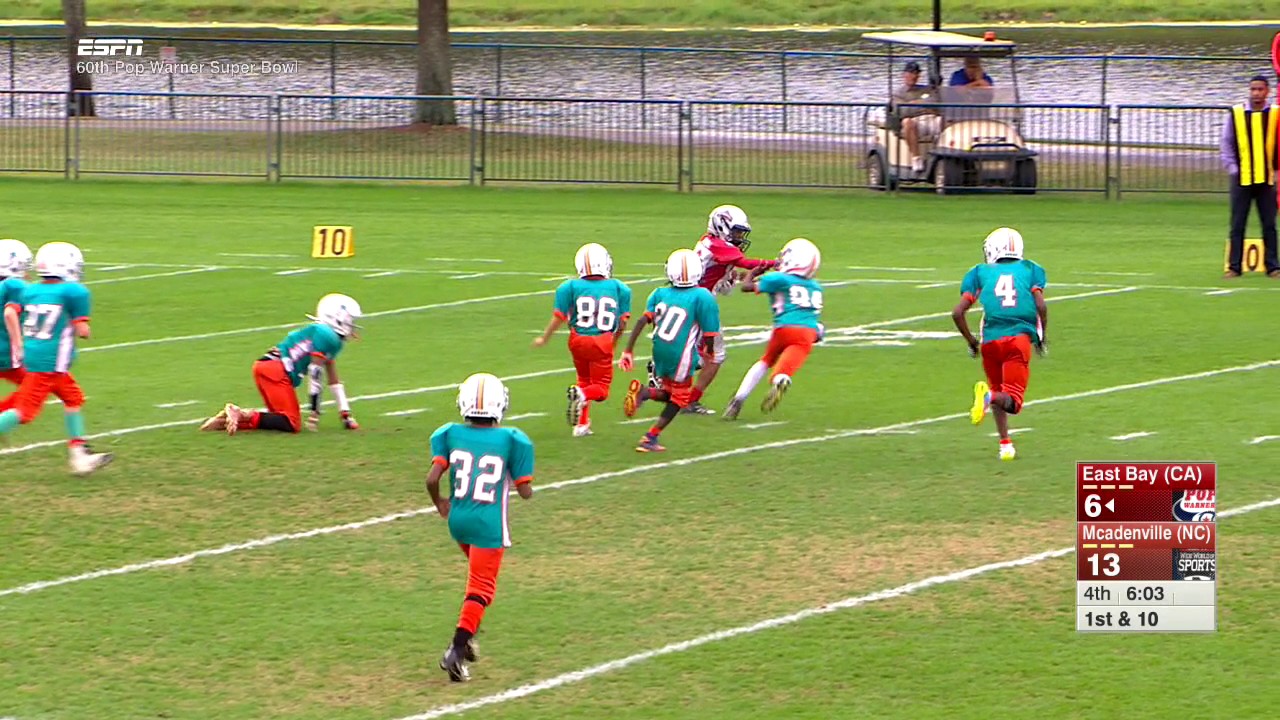 East Bay Wolverines vs McAdenville Dolphins (12616) YouTube