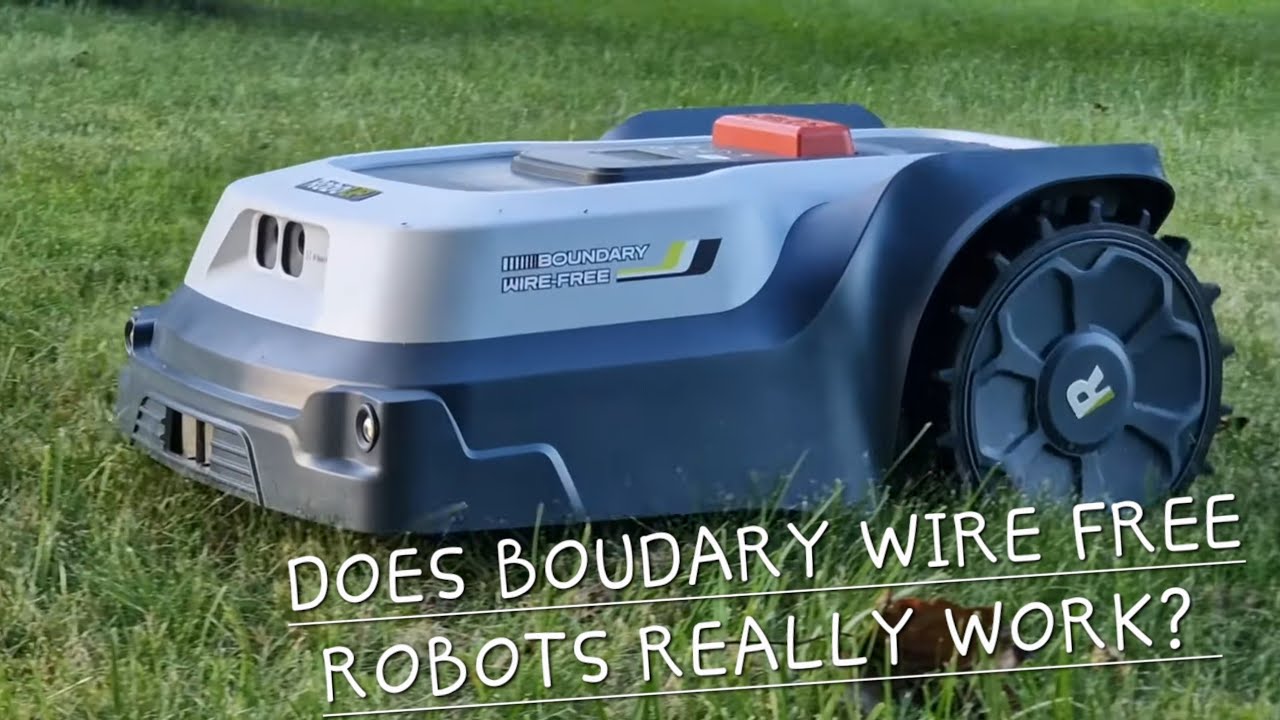 Roboup T1200 Pro - Robot Lawn Mower Set Up And Review -