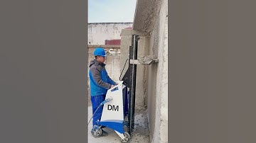 #plastering #rendering #machine #automatic #plasteringwork #wall