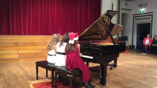 Sonny Chua:  Christmas Crackers - 6 hands one piano