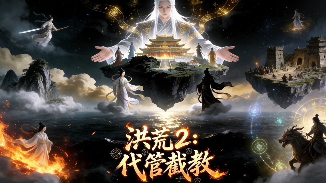 【FULL】《洪荒2：代管截教》封神劫后本欲安稳度日，岂料魔神卷土重来，以误导为道逆转洪荒危局 #中文全集 #动漫