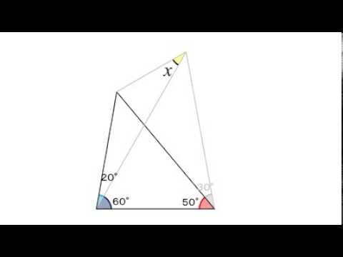 難問 角度 二等辺三角形 正三角形 下京中 中野 豊司 Youtube