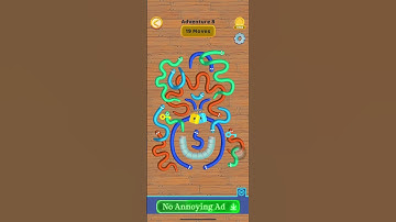 Tangled Snakes Gameplay | Puzzle Games | Failed Adventure 8 | Satisfying Game #games #shorts #yt