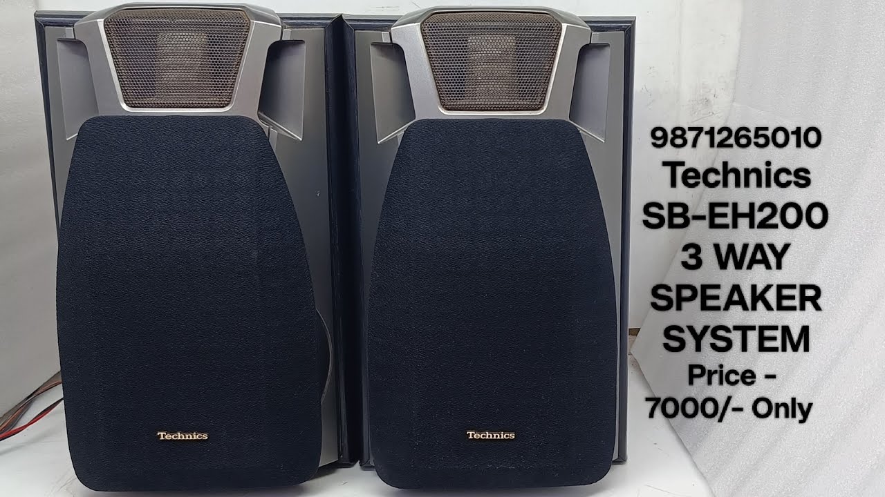 Technics SB-EH200 3 WAY SPEAKER SYSTEM Price - 7000/- Only Contact