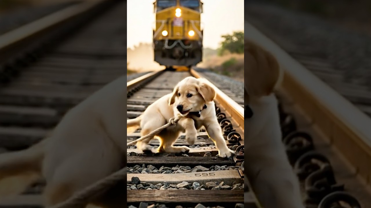 Old Man’s Heroic Dash to Save a Tied Puppy 
