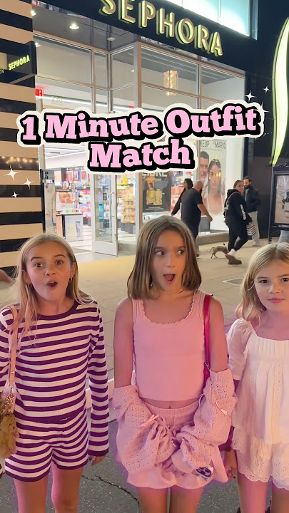 Outfit Match in Sephora with Britain and Baylaa! #sephora #haul #shopping #shoppinghaul #makeup