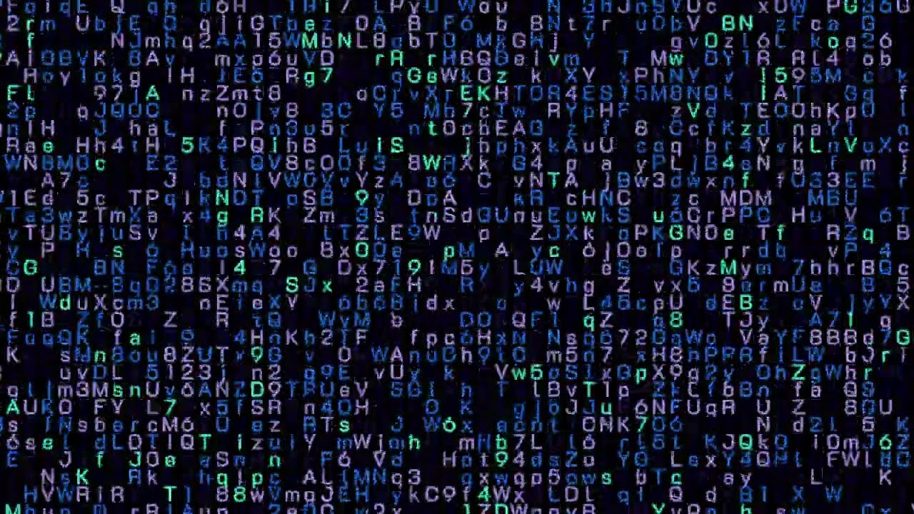 Densely packed cipher-like characters - Relaxing, Meditation, Background, TV, Silence