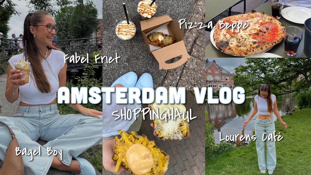 amsterdam vlog // foodspots, shopping, haul