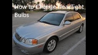 Sports Performance How to Change a Headlight Bulb - 2005 Kia Optima