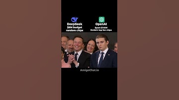 DeepSeek was able to give a big fight to US AI companies 😱 #ai #aitools #deepseek #chatgpt #gpt