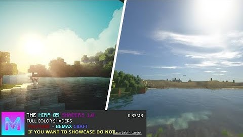 TOP 1 SHADERS MINECRAFT PE 1.18 TERBARU!!Shaders Ringan