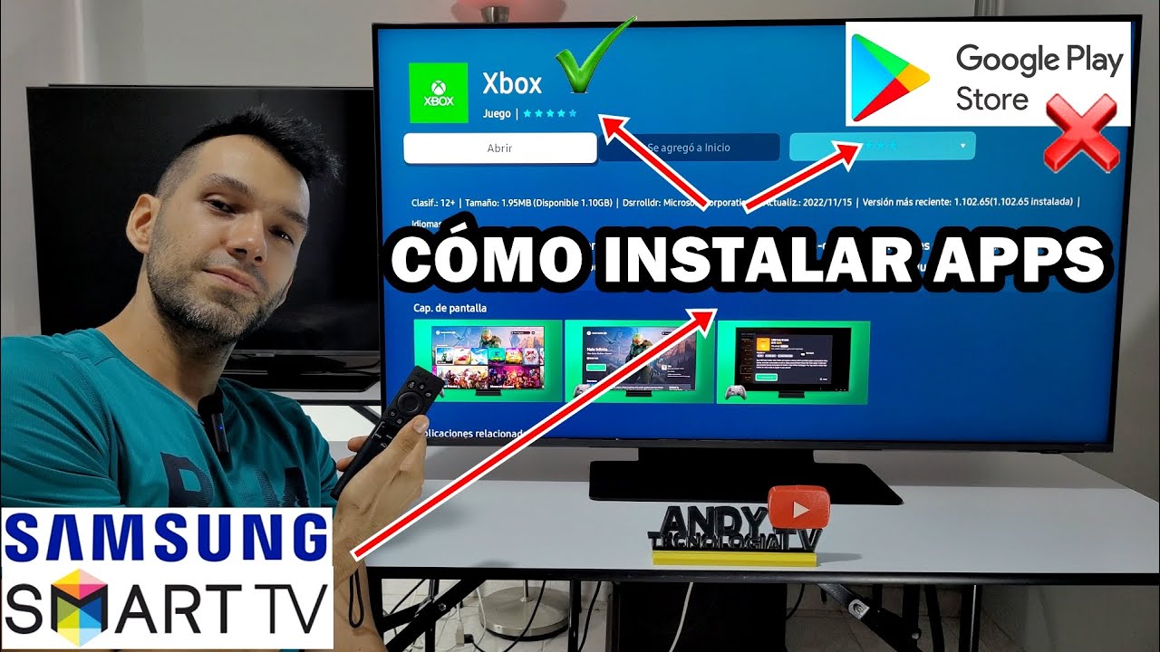 How To Install Apps On Samsung Smart Tv / Google Play Store Is Not Possible  - Youtube