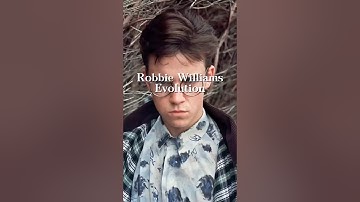 The Evolution of Robbie Williams #musiclegend