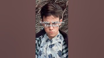 The Evolution of Robbie Williams #musiclegend