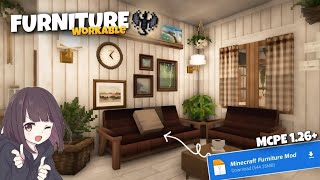 Furniture Mod Minecraft pe 1.26+ | Best addon for MCPE 1.21 | Furniture Mod Minecraft  screenshot 1