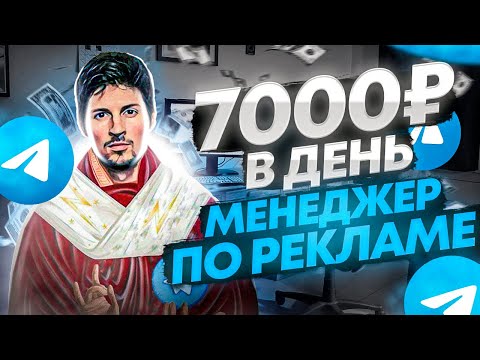 24 часа зарабатываю рекламным менеджером в Телеграм